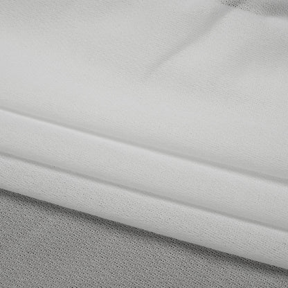 Lightweight Knit Fusible Interlining Single Side by Helmut Lang - White Folded