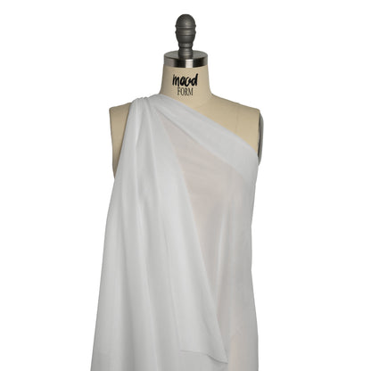 Lightweight Knit Fusible Interlining Single Side by Helmut Lang - White Drape