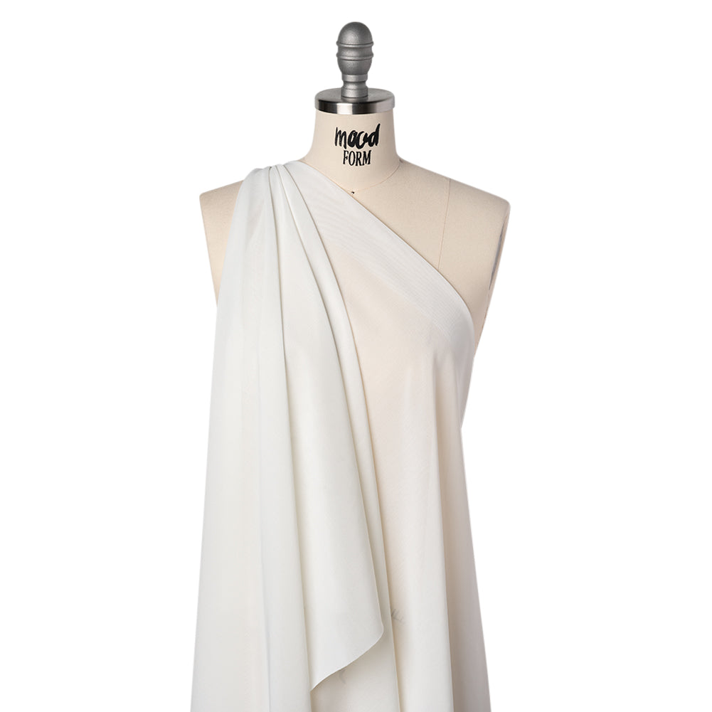 Compression Spandex Mesh - White - Folded
