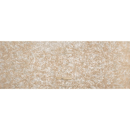 Embroidered and Applique Lace with Gold and Silver Beads and Sequins - Beige Floral Confetti