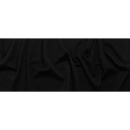 Virgin Wool and Cashmere Double Cloth Coating - Black - Astana Collection