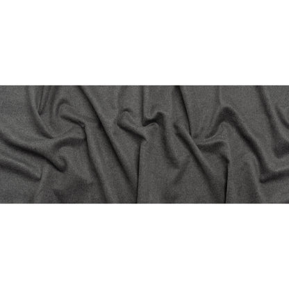 Virgin Wool and Cashmere Double Cloth Coating - Heathered Smoke - Astana Collection