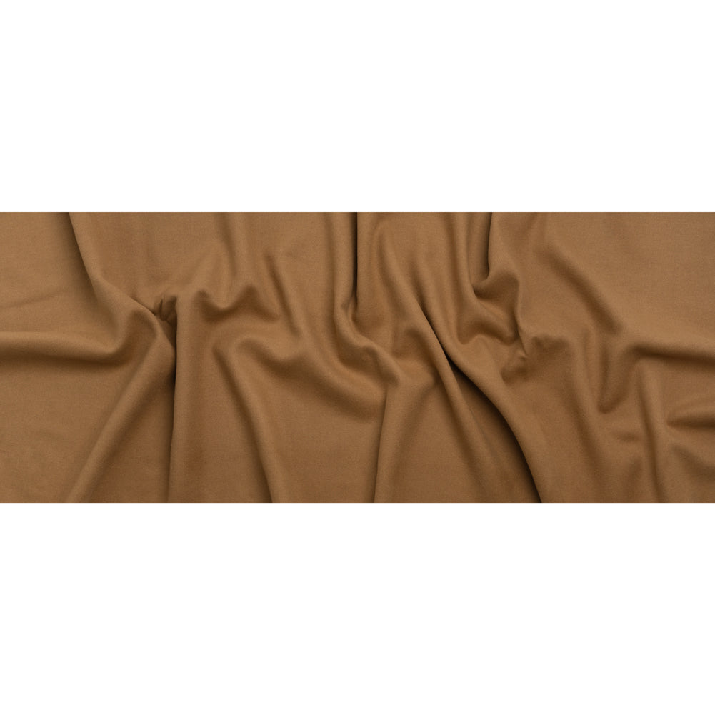 Virgin Wool and Cashmere Double Cloth Coating - Camel - Astana Collect