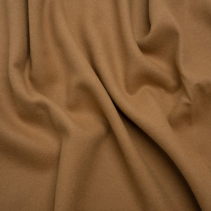 Virgin Wool and Cashmere Double Cloth Coating - Camel - Astana Collection