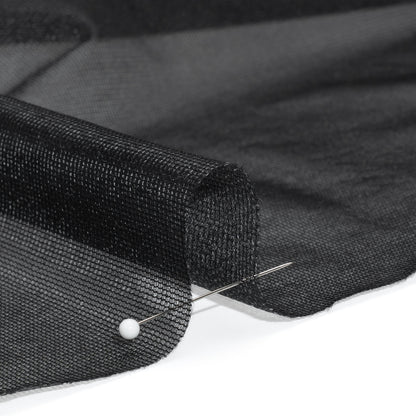 Mesh Fusible Interlining Single Side - Black Detail