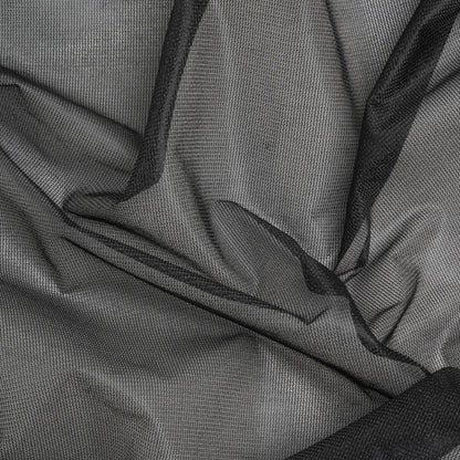 Mesh Fusible Interlining Single Side - Black