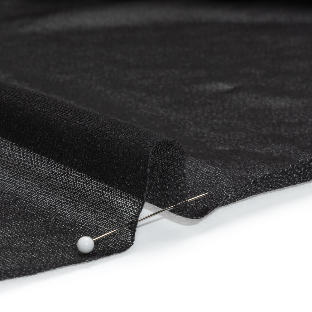 Knit Fusible Interlining, Single Sided - Black Detail
