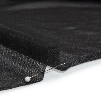 Knit Fusible Interlining, Single Sided - Black Detail
