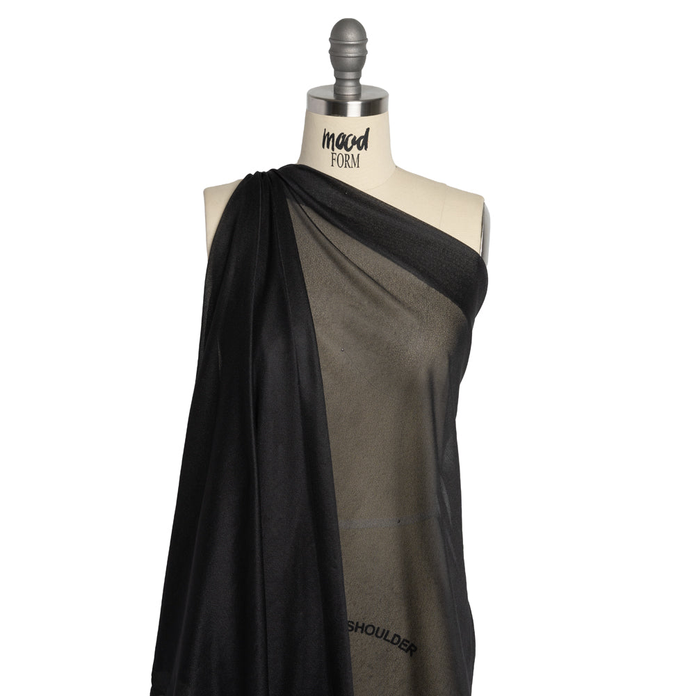 Knit Fusible Interlining, Single Sided - Black Drape