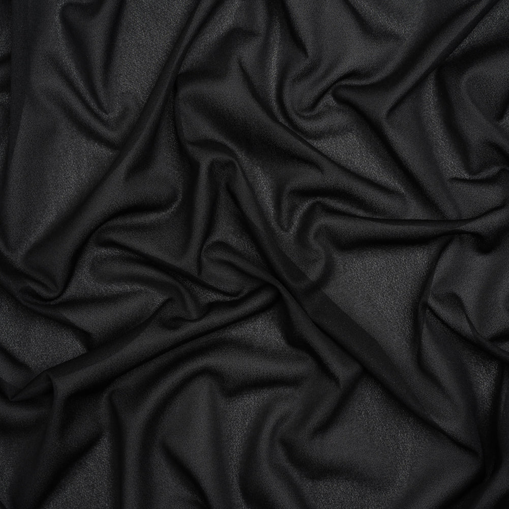 Medium Weight Knit Fusible Interlining, Single Sided - Black