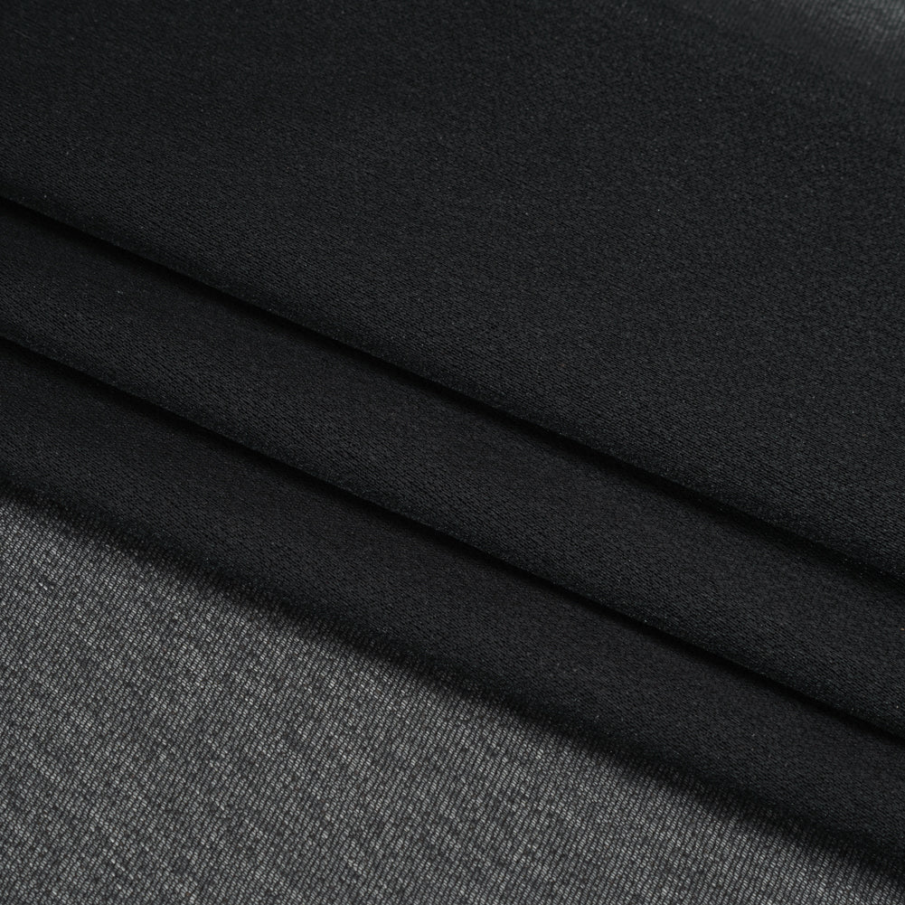 Knit Fusible Interlining, Single Sided by Theory - Black Folded