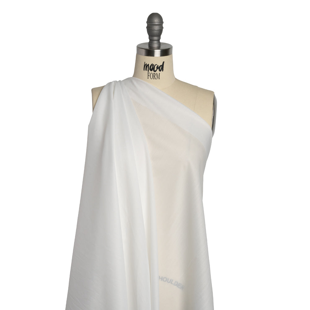 Soft Woven Fusible Interlining by Theory - White Drape