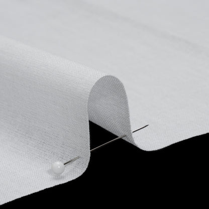 Woven Fusible Cotton Interlining, Single Sided by Helmut Lang - White Detail