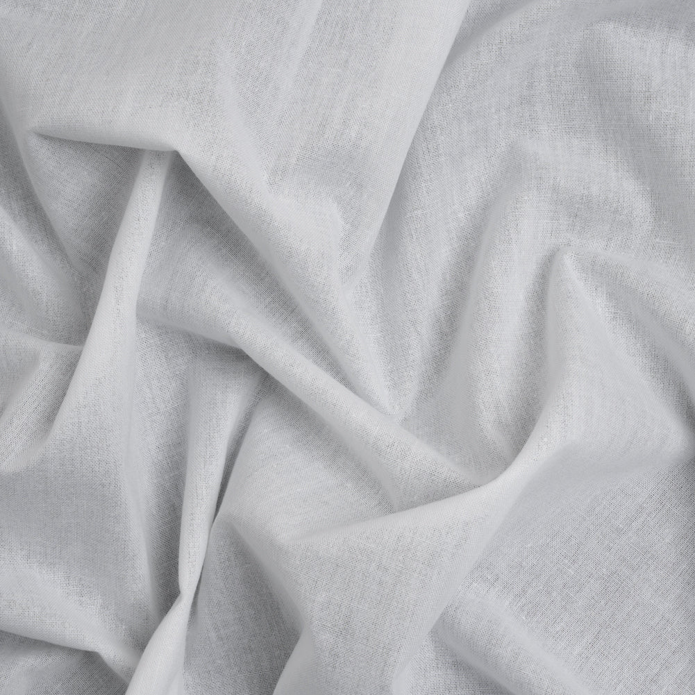 Woven Fusible Cotton Interlining, Single Sided by Helmut Lang - White