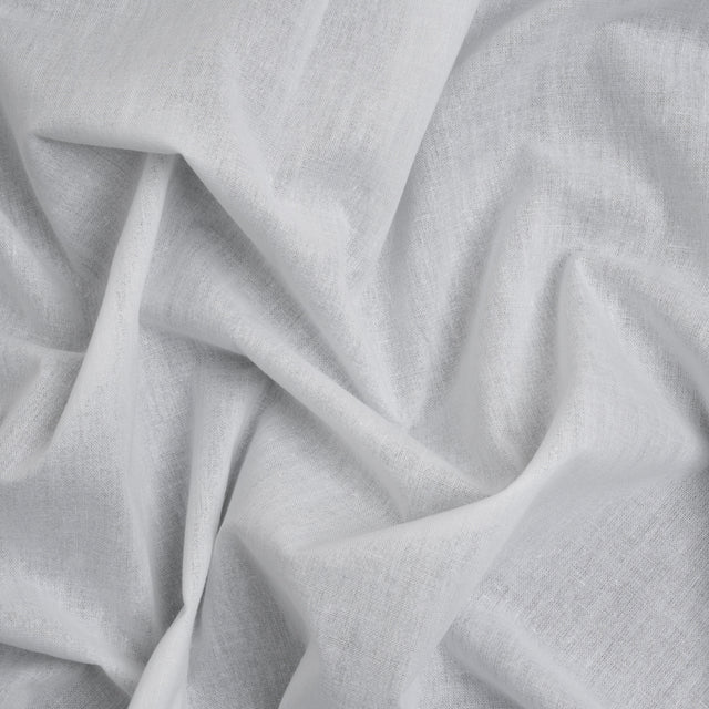 Woven Fusible Cotton Interlining, Single Sided by Helmut Lang - White
