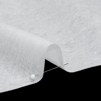 Crisp Non-Woven Fusible Interlining, Single Sided by Theory - White Detail