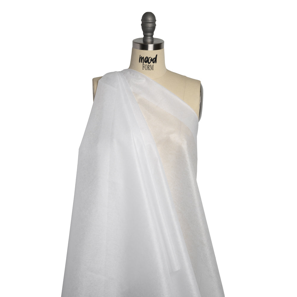 Crisp Non-Woven Fusible Interlining, Single Sided by Theory - White Drape