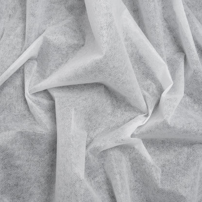 Crisp Non-Woven Fusible Interlining, Single Sided by Theory - White