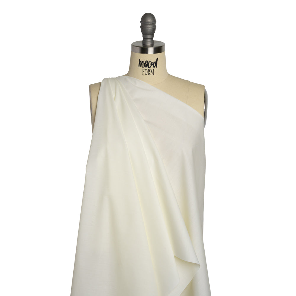 Poly-Cotton Pocketing Fabric by Theory - Ivory Drape