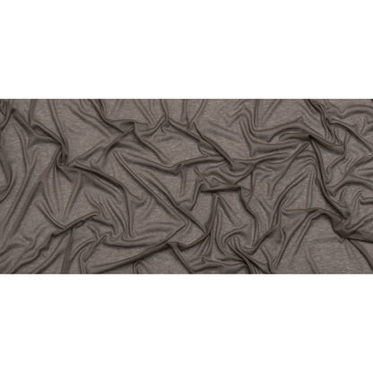 Featherweight Polyester Interlock Knit - Gray - Designer Deadstock Full