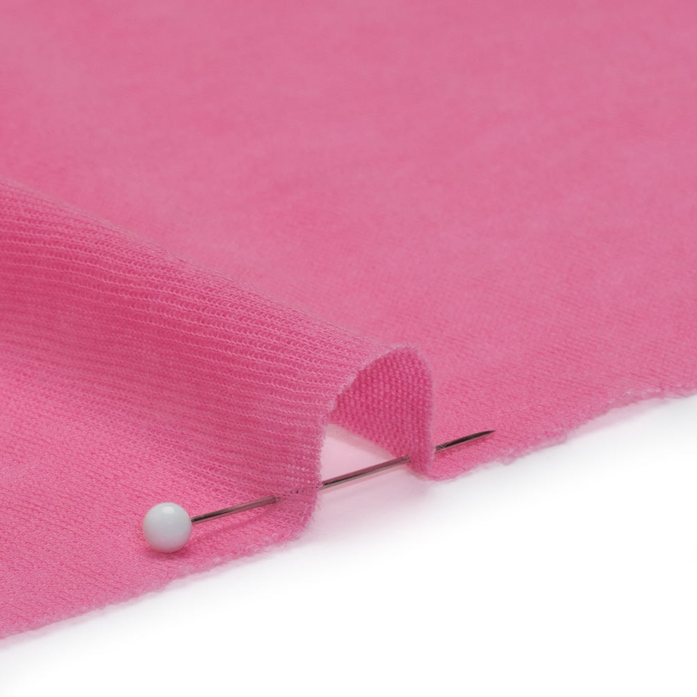 Featherweight Rayon Interlock Knit - Pink - Designer Deadstock Detail