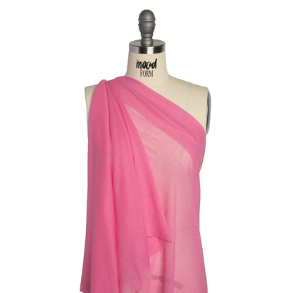 Featherweight Rayon Interlock Knit - Pink - Designer Deadstock Drape