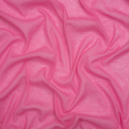 Featherweight Rayon Interlock Knit - Pink - Designer Deadstock