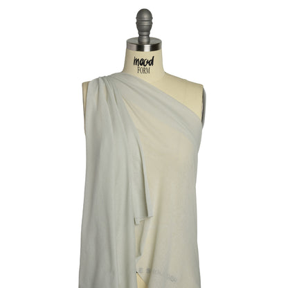 Lightweight Cotton Interlock Knit - Honeydew Green - Designer Deadstock Drape