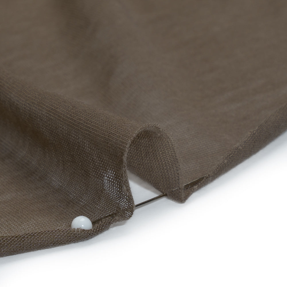 Featherweight Rayon Jersey - Warm Gray - Designer Deadstock Detail