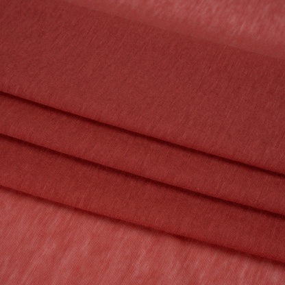 Featherweight Rayon Jersey - Light Red - Designer Deadstock Folded