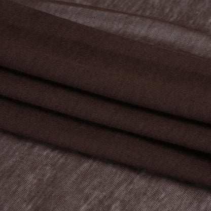 Featherweight Rayon Jersey - Dark Brown - Designer Deadstock Folded
