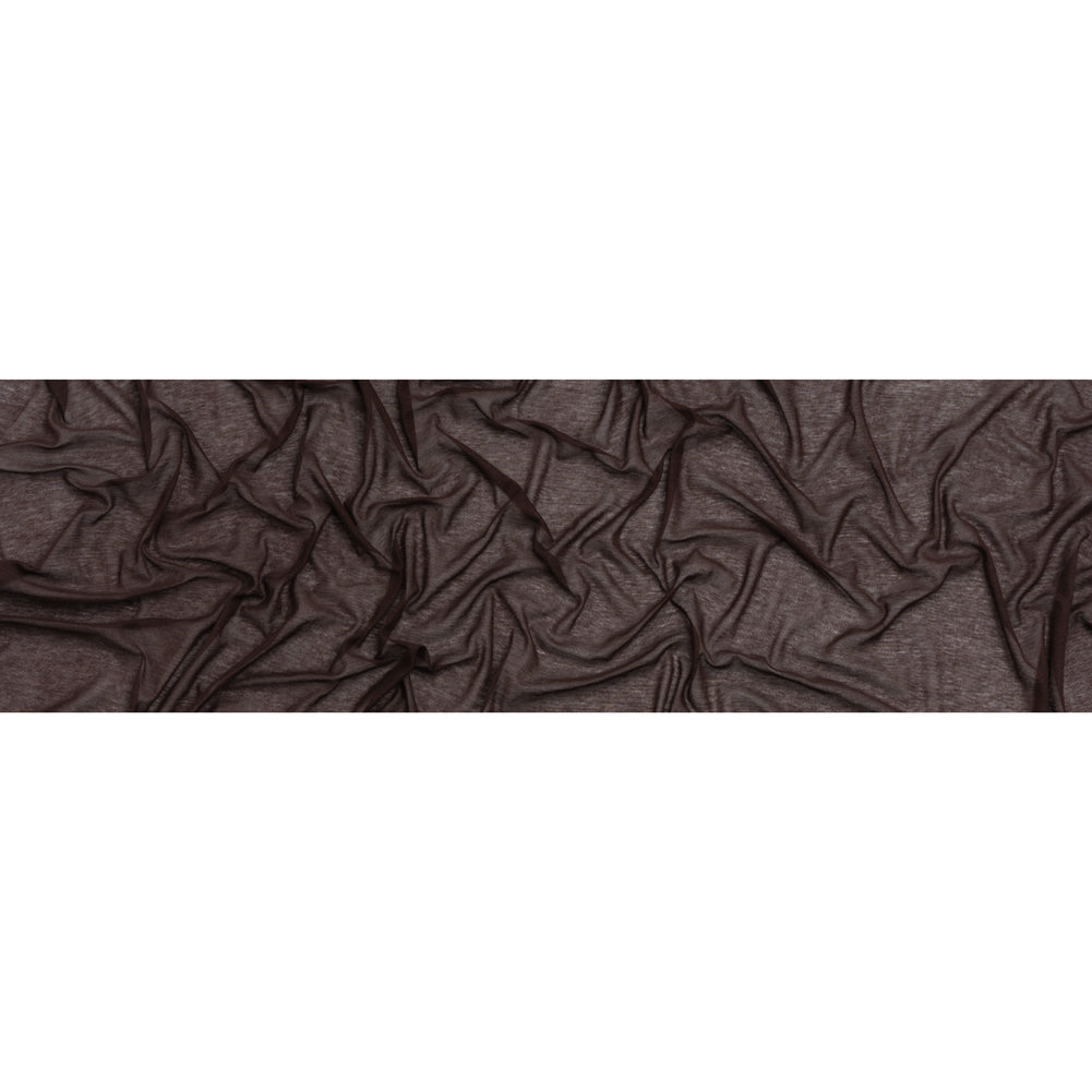 Featherweight Rayon Jersey - Dark Brown - Designer Deadstock Full