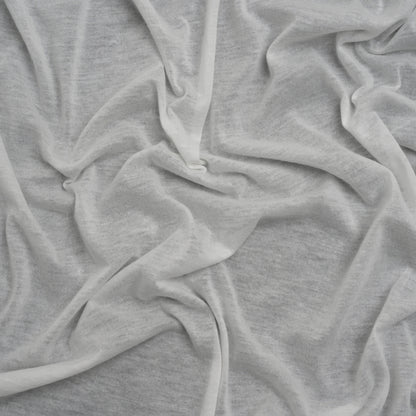 Featherweight Soft Cotton Jersey - Bright White - Designer Deadstock