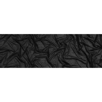 Featherweight Rayon Jersey - Black - Designer Deadstock Full