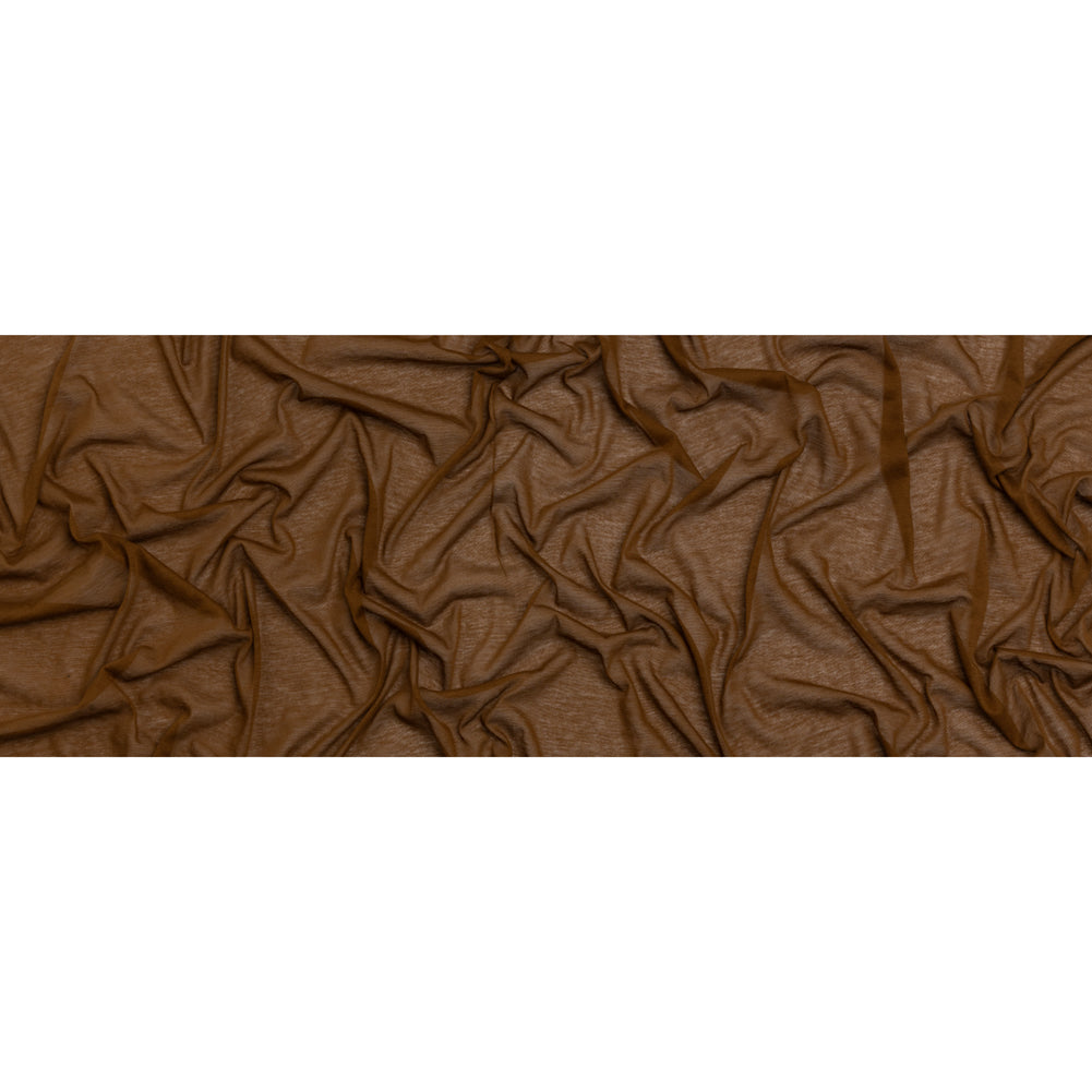 Featherweight Cotton Jersey - Warm Brown - Designer Deadstock Full