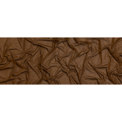 Featherweight Cotton Jersey - Warm Brown - Designer Deadstock Full