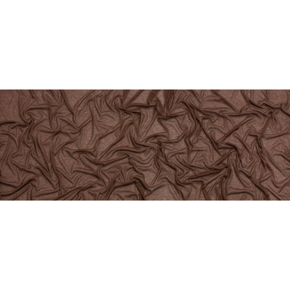 Lightweight Polyester Interlock Knit - Light Brown - Designer Deadstock Full