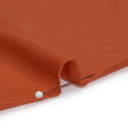 Polyester Jersey - Dark Orange - Designer Deadstock Detail