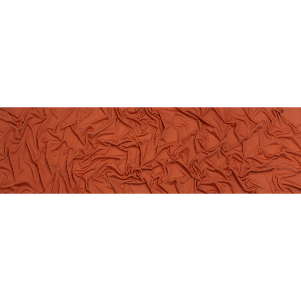 Polyester Jersey - Dark Orange - Designer Deadstock Full