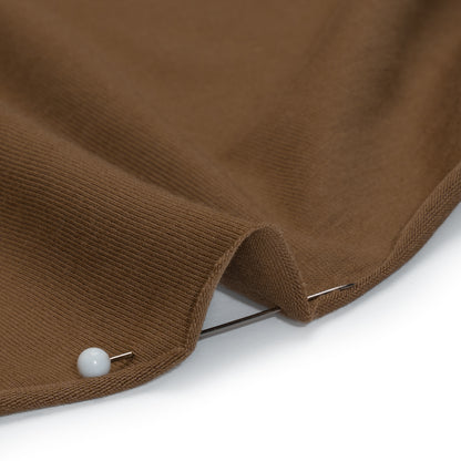 Stretch Rayon Jersey - Taupe - Designer Deadstock Detail