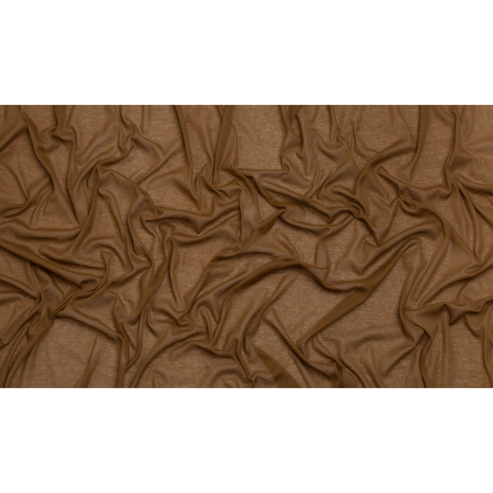 Lightweight Cotton Interlock Knit - Brown Sugar - Designer Deadstock Full