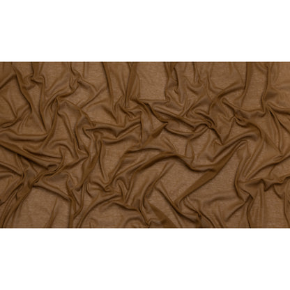 Lightweight Cotton Interlock Knit - Brown Sugar - Designer Deadstock Full