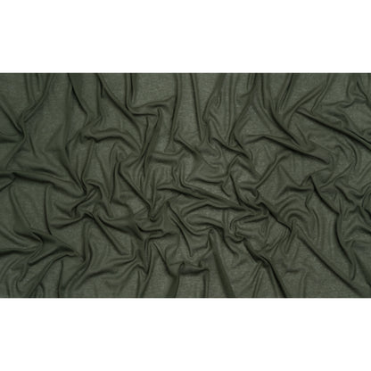 Lightweight Cotton Interlock Knit - Lichen Green - Designer Deadstock Full