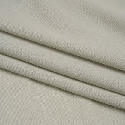Rayon and Cotton Creped Jersey - Light Gray - Designer Deadstock Folded
