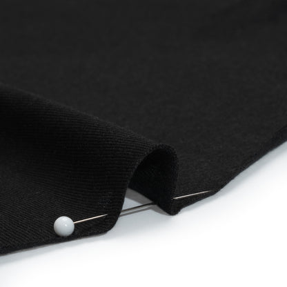 Lightweight Rayon Jersey - Black - Designer Deadstock Detail
