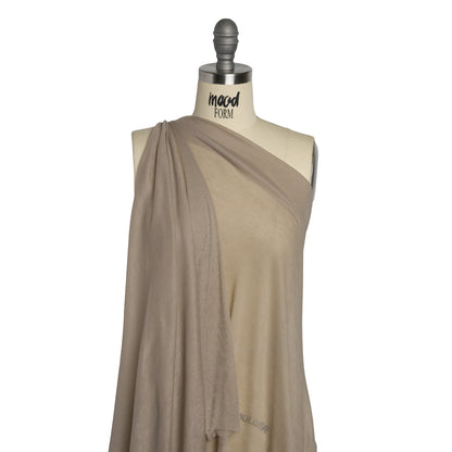 Lightweight Polyester Interlock Knit - Harbor Gray - Designer Deadstock Drape