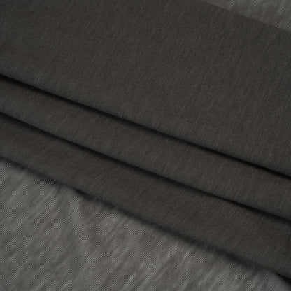 Featherweight Cotton Jersey - Gray - Designer Deadstock Folded