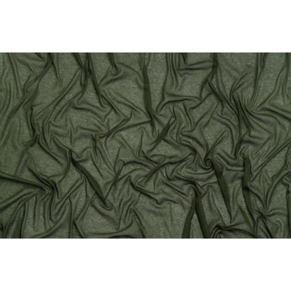 Featherweight Cotton Interlock Knit - Kale Green - Designer Deadstock Full
