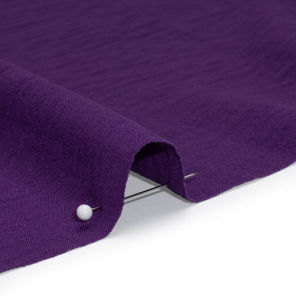Polyester Crepe - Royal Purple - Designer Deadstock