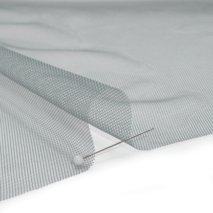 Polyester Tulle - Steel Gray - Designer Deadstock